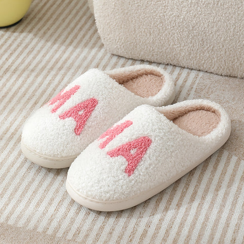 Moederdag 'Mama' Sloffen voor Binnen – Comfortabel, Antislip & Stijlvol