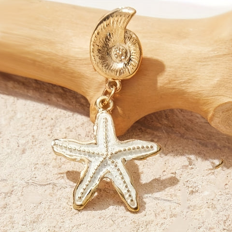 Gouden Zeester Oorbellen – De Perfecte Look voor je Strandoutfit