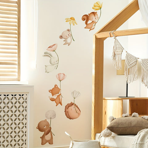 Muursticker Vliegende Dieren - Schattige Decoratie voor Kinderkamer