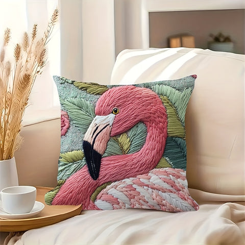 Flamingo Kussenhoes – Tropische Sfeer voor Je Interieur