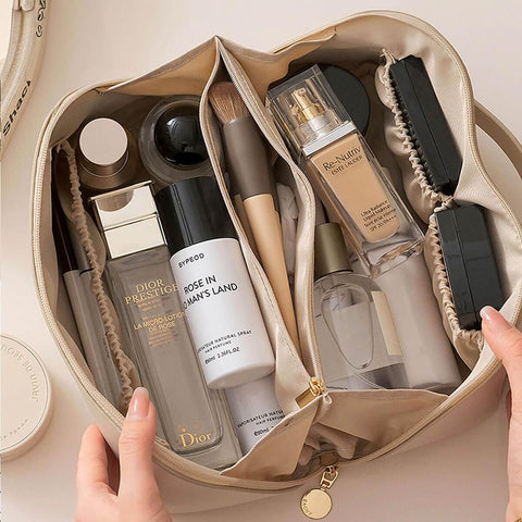 Make-up Tas Organiser – Perfect voor Thuis & Op Reis!