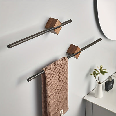 Zwarte Handdoekhouder – Modern en Stijlvol voor Badkamer