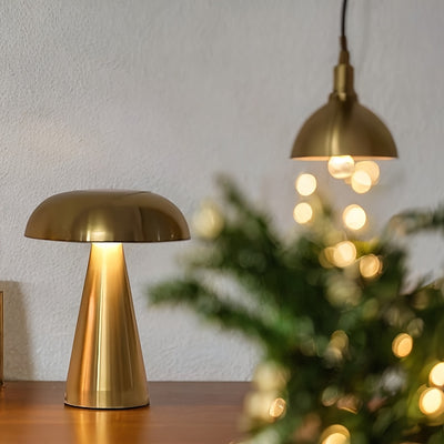 Gouden Tafellamp – Oplaadbare LED Lamp voor Woonkamer, Slaapkamer of Eettafel