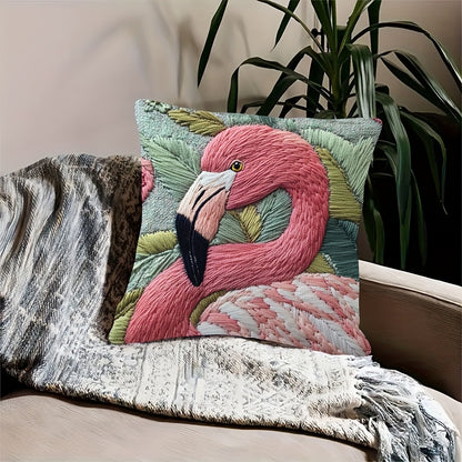 Flamingo Kussenhoes – Tropische Sfeer voor Je Interieur