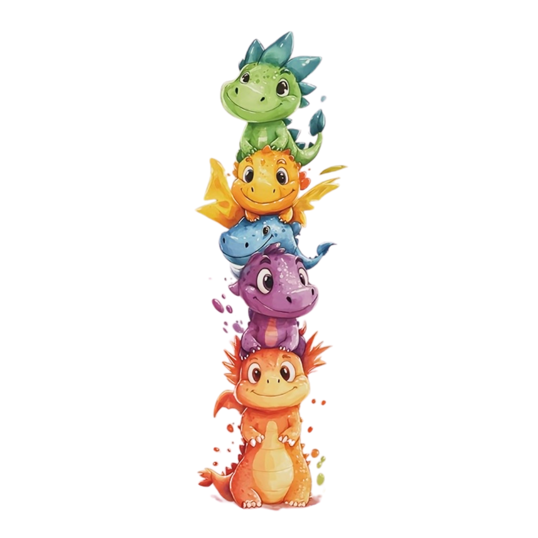 Dino Muursticker – Speelse Decoratie voor Kinderkamer