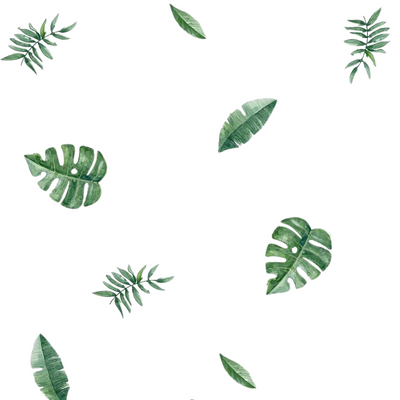 Groene Blad Muurstickers Set – Groene Touch in jouw Interieur