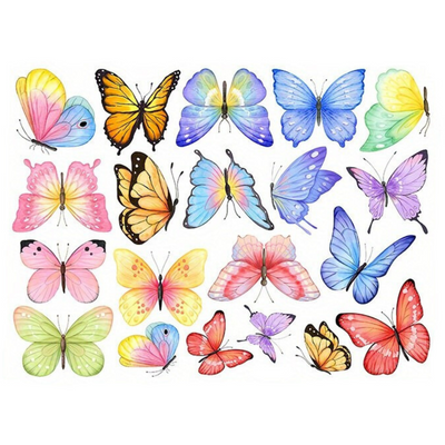 Vlinder Muurstickers – Mooie en Kleurrijke Muurdecoratie