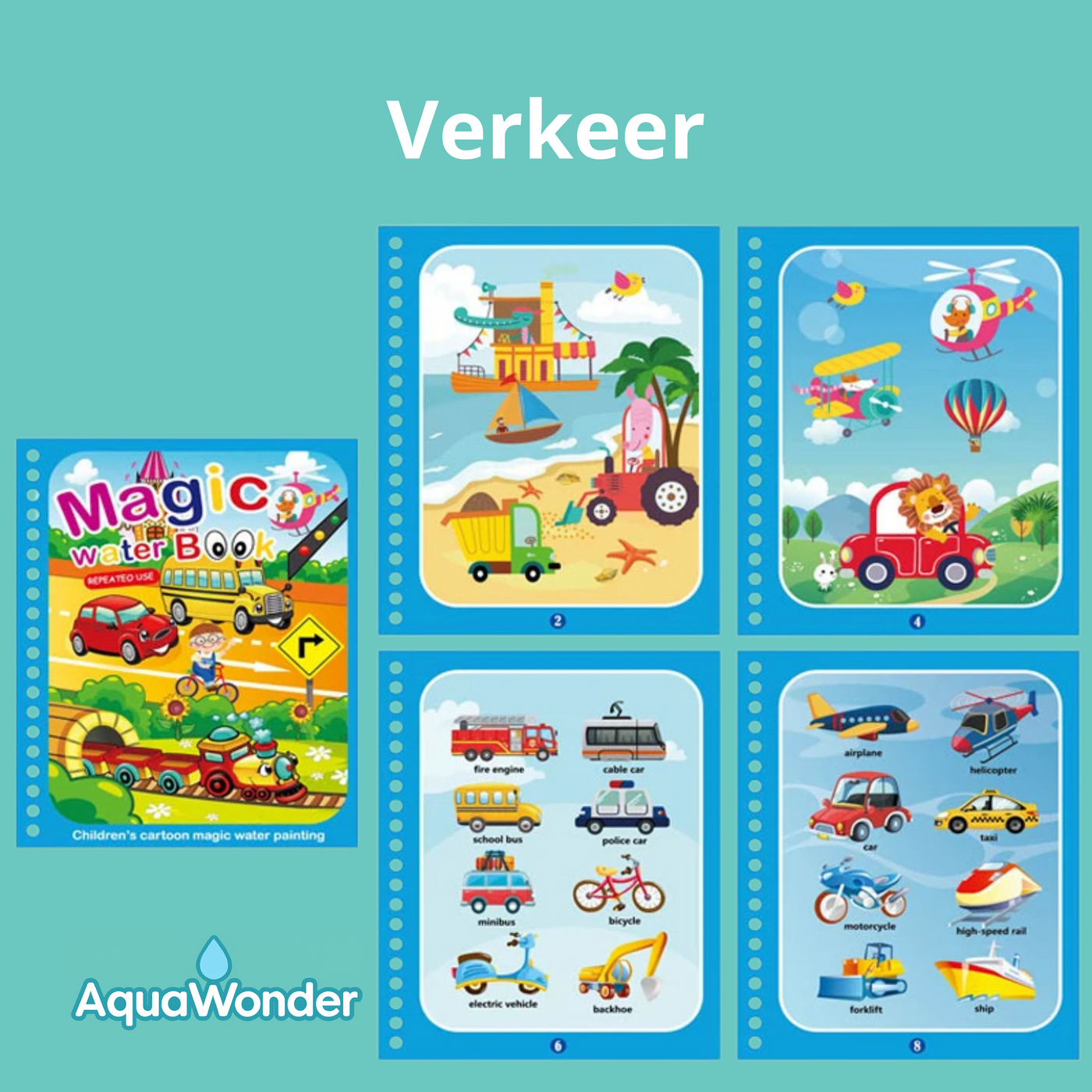 AquaWonder - Kleuren met Water, Zonder Rommel