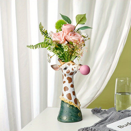 Dieren Vaas 'BubbleGum' - Unieke Decoratie voor jouw Interieur, Woonkamer of Kantoor