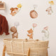 Muursticker Vliegende Dieren - Schattige Decoratie voor Kinderkamer