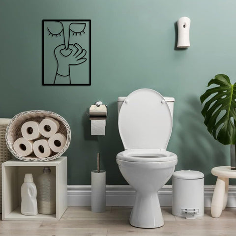 Wanddecoratie – Voeg Humor toe aan je Badkamer of Toilet