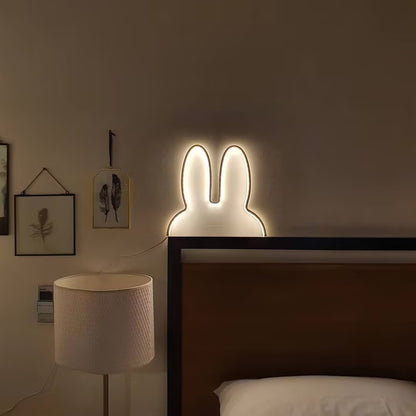 Konijn Nachtlampje 'Snuffie' – Perfecte LED Verlichting voor Slaapkamer & Kinderkamer