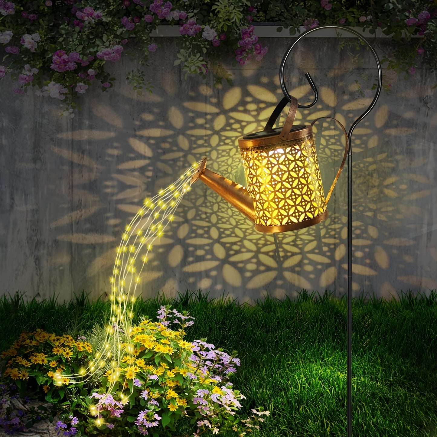 Solar Watering Can Lamp – Magische Tuinverlichting en Decoratie voor Buiten