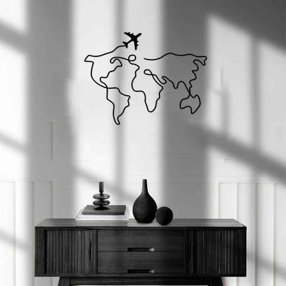 GlobeArt Wanddecor - Reis de Wereld in je Eigen Huis