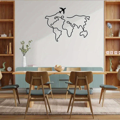 GlobeArt Wanddecor - Reis de Wereld in je Eigen Huis