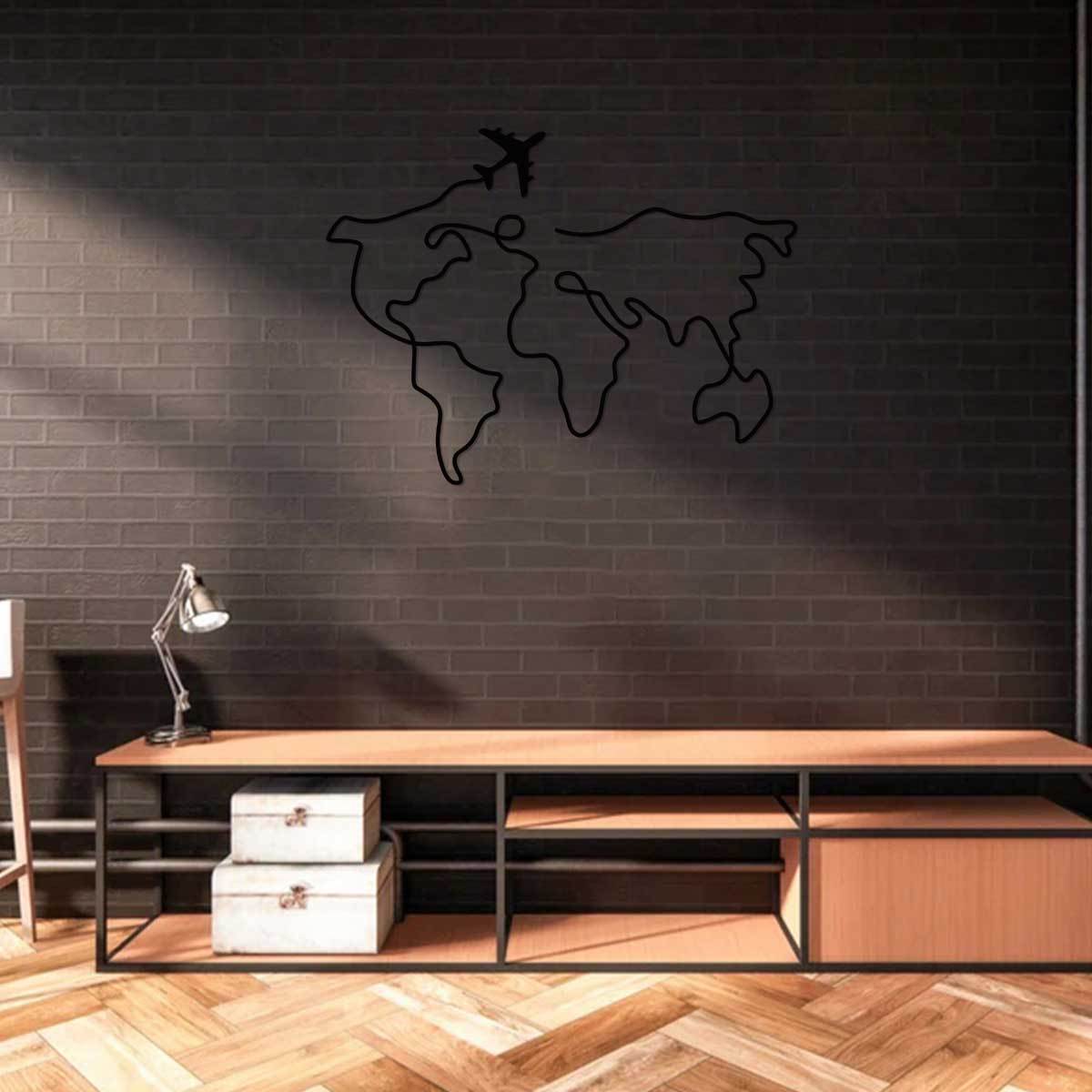 GlobeArt Wanddecor - Reis de Wereld in je Eigen Huis