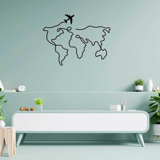 GlobeArt Wanddecor - Reis de Wereld in je Eigen Huis