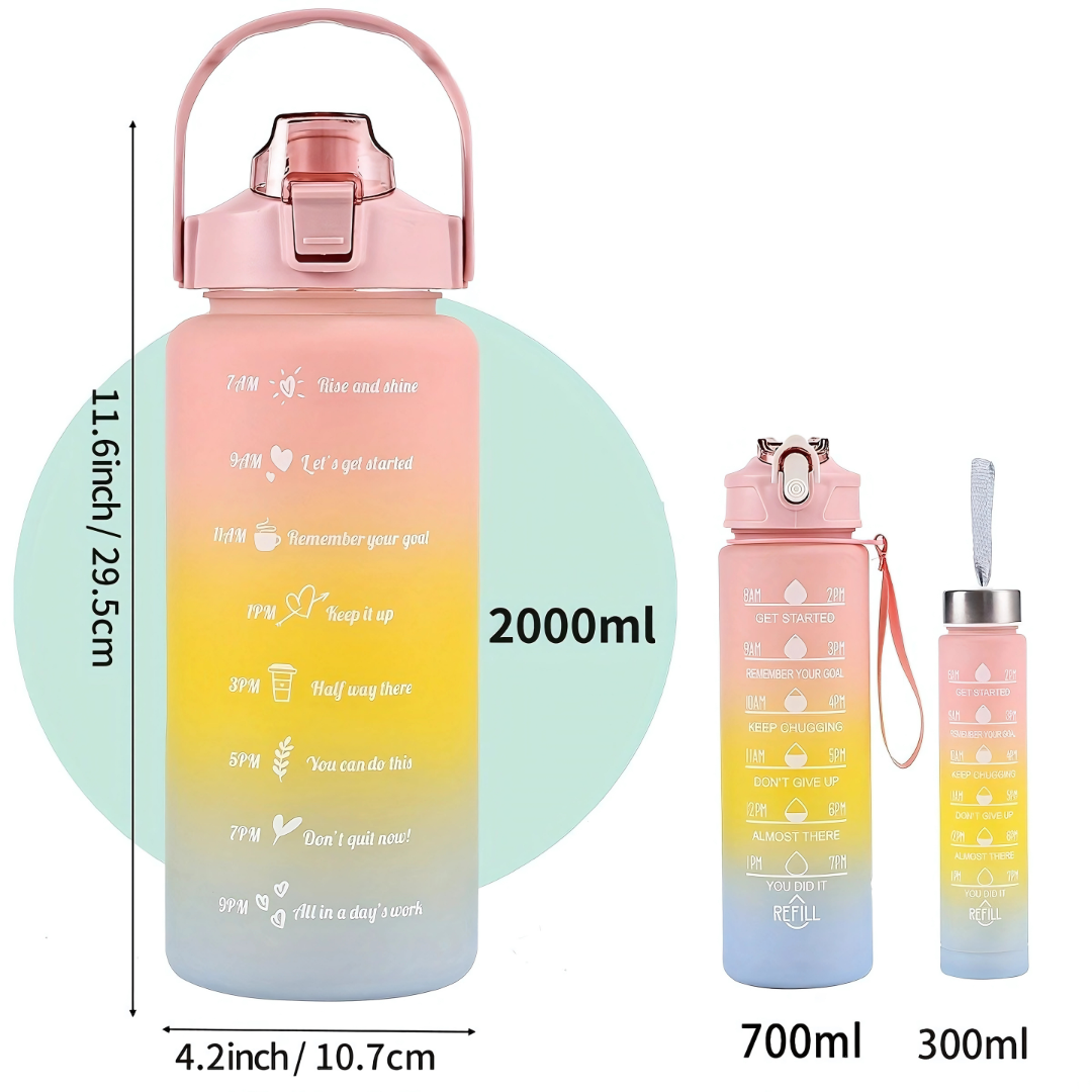 Komplett – Trinkflasche mit Times