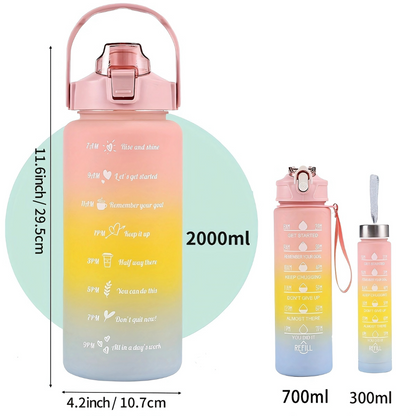 Komplett – Trinkflasche mit Times