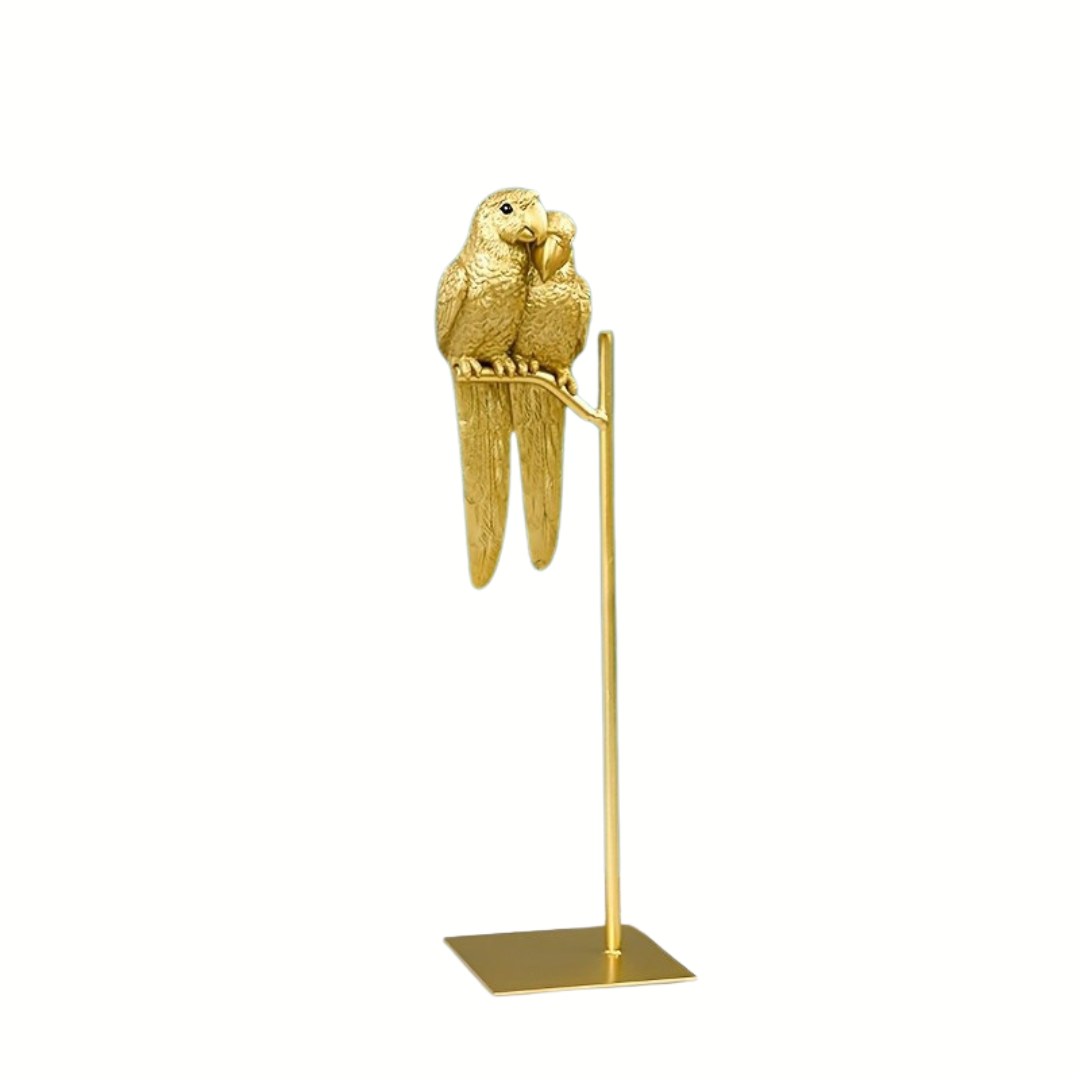 Papegaai Beeld - Luxe Decoratie voor Thuis & Kantoor