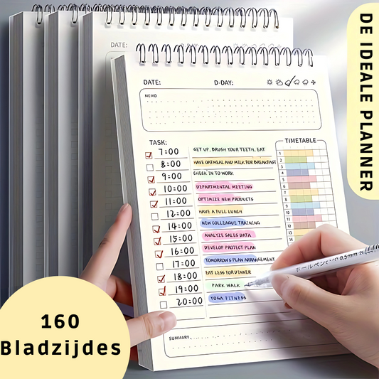 Dagelijkse Agenda – Bereik Jouw Doelen met de Perfecte Planner