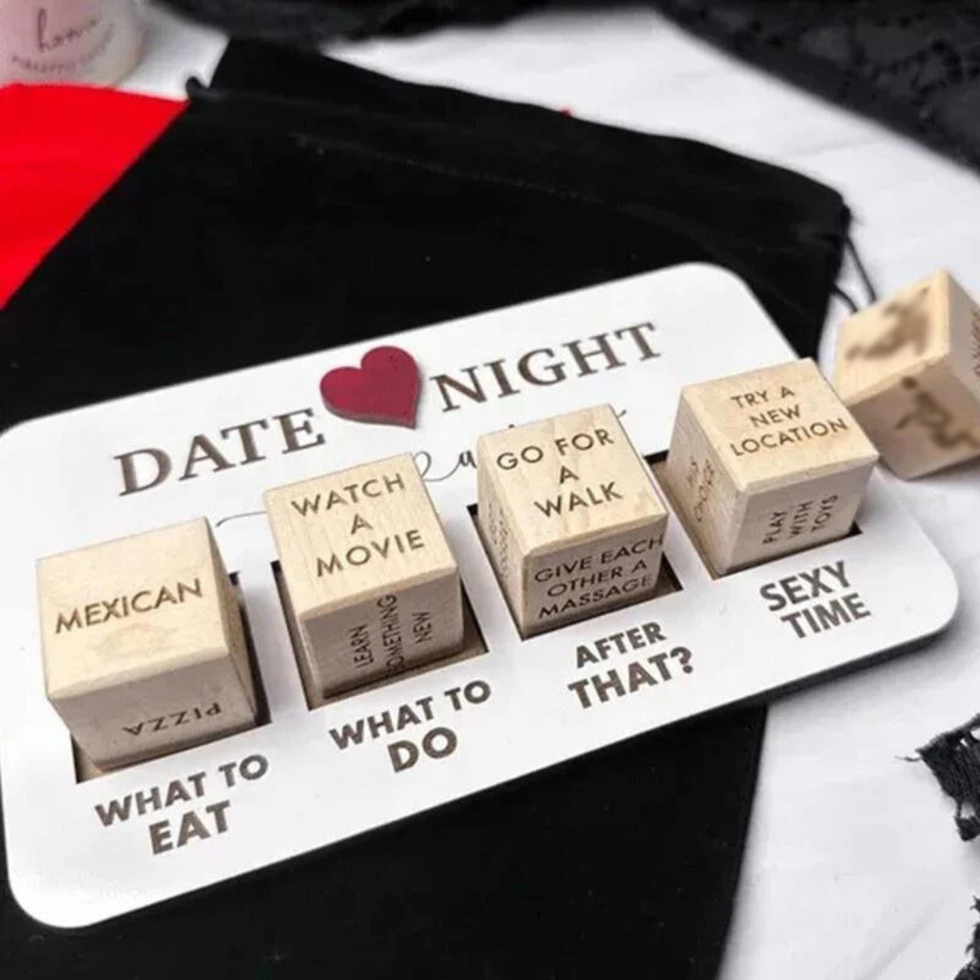 Date Night DobbelstenenSet - Valentijnscadeau Tip