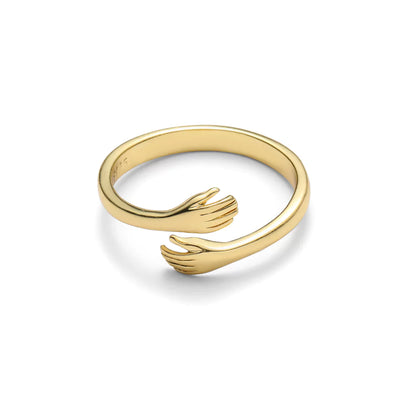 Ring die je Omarmt – Symbool van Eeuwige Liefde in Zilver of Goud