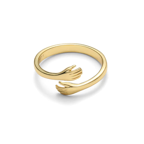Ring die je Omarmt – Symbool van Eeuwige Liefde in Zilver of Goud