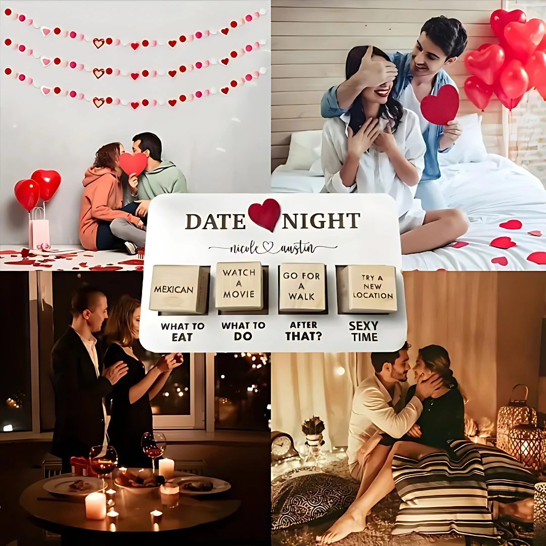 Date Night DobbelstenenSet - Valentijnscadeau Tip