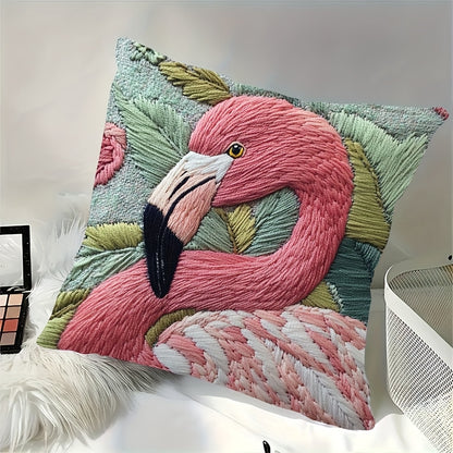 Flamingo Kussenhoes – Tropische Sfeer voor Je Interieur