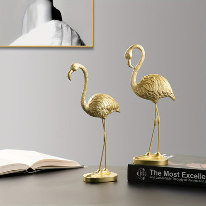 Luxe Flamingo Beeld – Stijlvolle Decoratie voor Woonkamer, Kantoor & Interieur