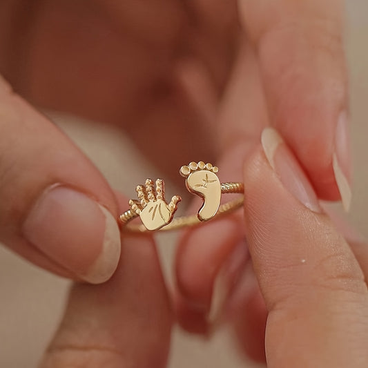 Unieke Mama-to-be Ring – Zilver of Goud Design met Liefdevolle Betekenis