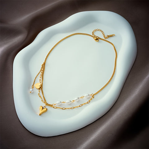 Trendy Dubbele Ketting – Perfecte Mix van Stijl en Glamour