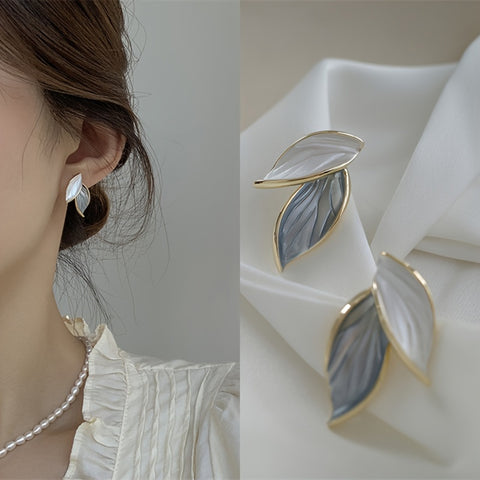 Vintage Blad Oorbellen - Elegant & Tijdloos