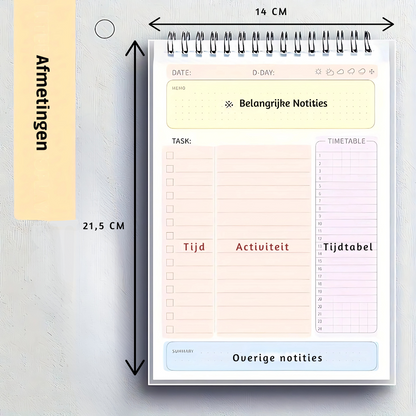 Dagelijkse Agenda – Bereik Jouw Doelen met de Perfecte Planner