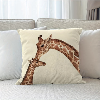 Giraffe Kussenhoes – Zuid-Afrikaanse Stijl voor Je Interieur & Kinderkamer