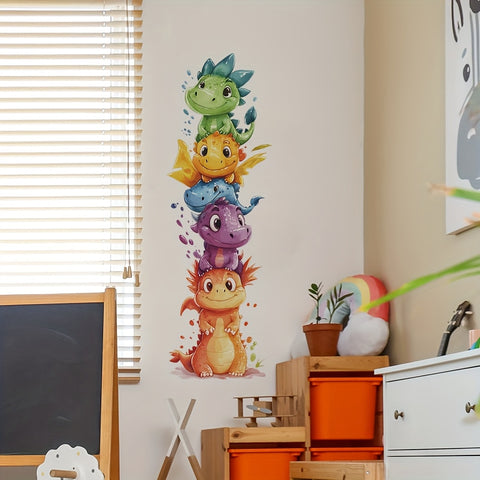 Dino Muursticker – Speelse Decoratie voor Kinderkamer
