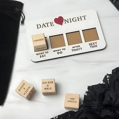 Date Night DobbelstenenSet - Valentijnscadeau Tip