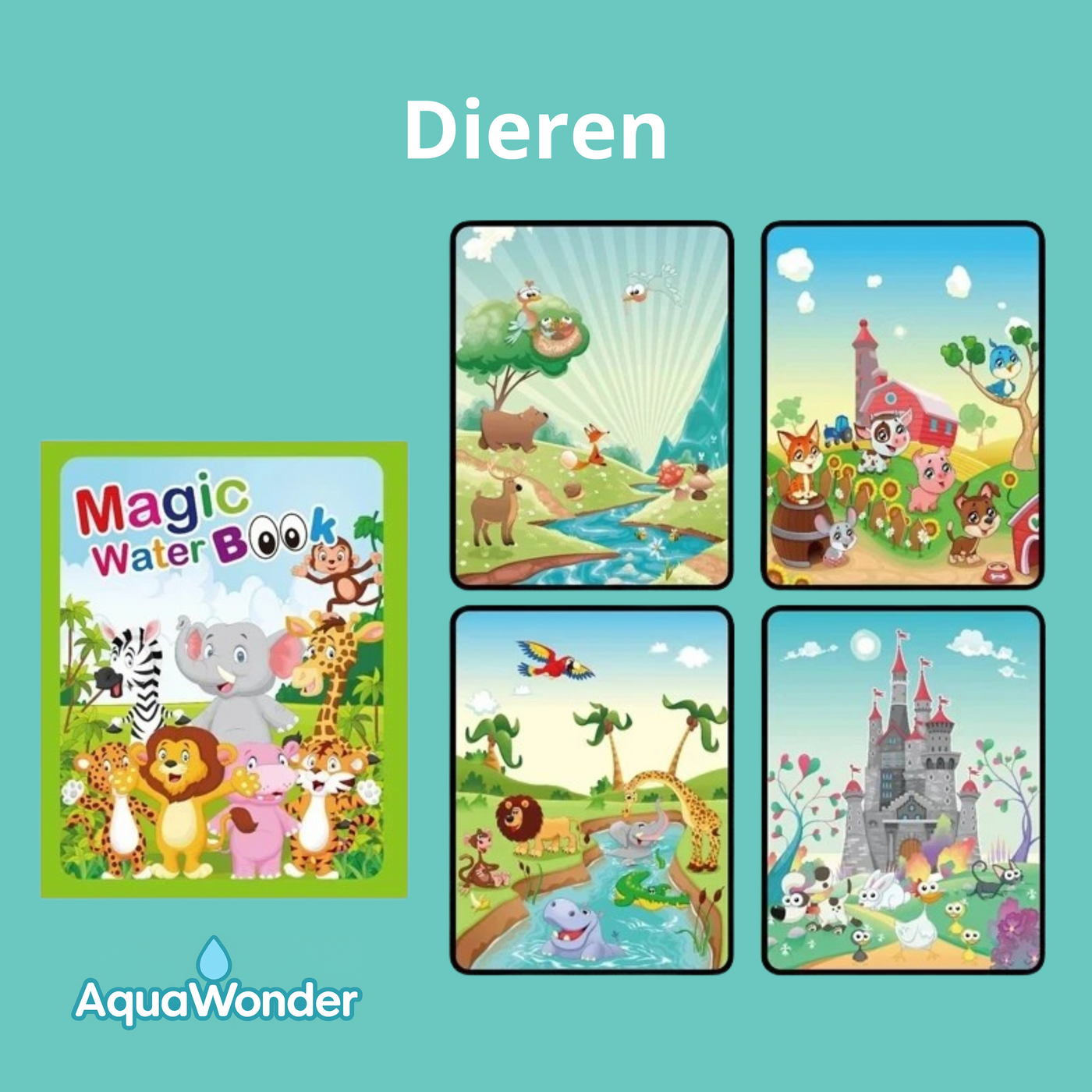 AquaWonder - Kleuren met Water, Zonder Rommel