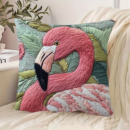 Flamingo Kussenhoes – Tropische Sfeer voor Je Interieur