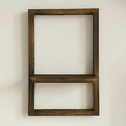 Wandplank met Houten Rechthoekig Frame