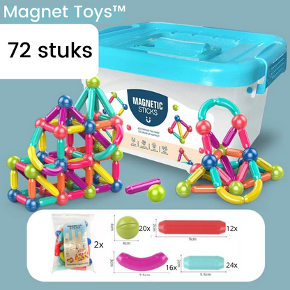 Magnetische Sticks - Ontdek & Bouw voor Kinderen, Speelgoed vanaf 4 Jaar