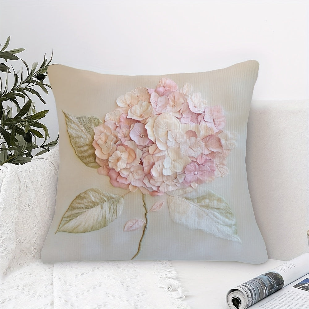 Hortensia Kussenhoes – Pastel Kleuren en Elegantie in je Interieur