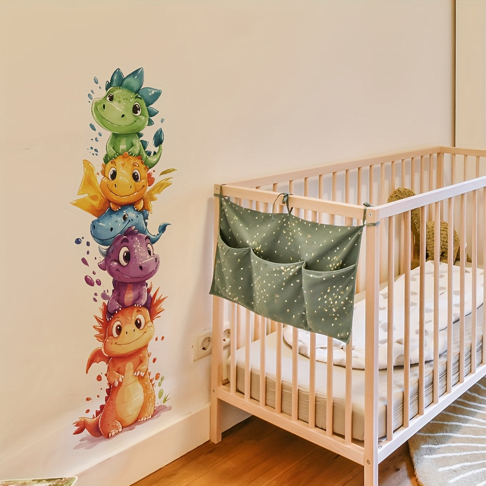 Dino Muursticker – Speelse Decoratie voor Kinderkamer