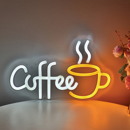 Neon Verlichting Coffee – Stijlvolle Wanddecoratie voor Koffieliefhebbers