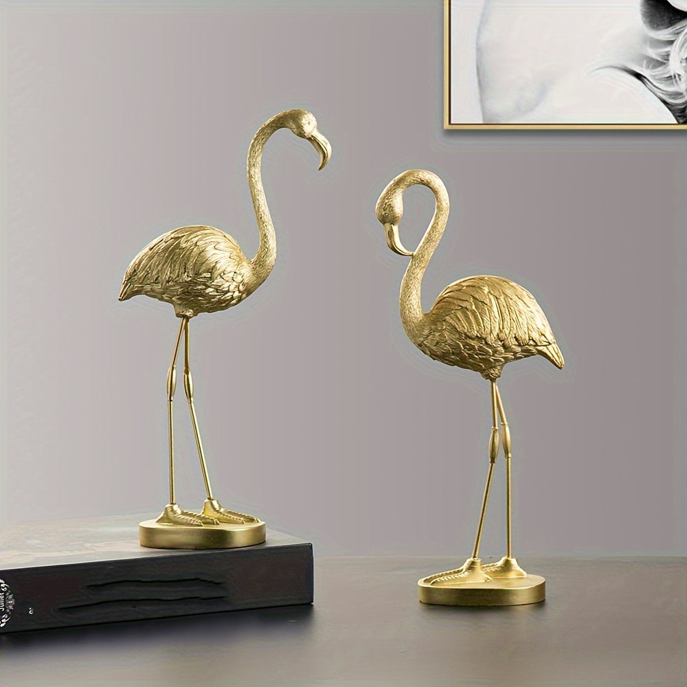 Luxe Flamingo Beeld – Stijlvolle Decoratie voor Woonkamer, Kantoor & Interieur