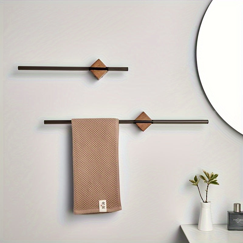 Zwarte Handdoekhouder – Modern en Stijlvol voor Badkamer
