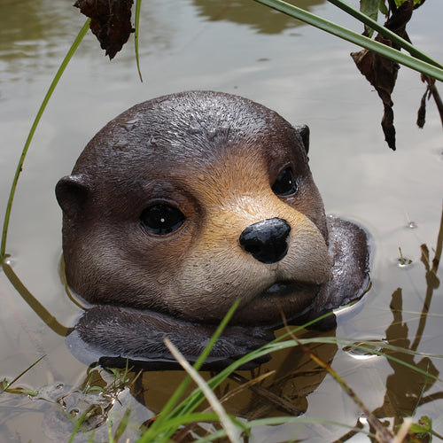 Otter Drijver – Schattige Vijverdecoratie voor Tuin en Meer