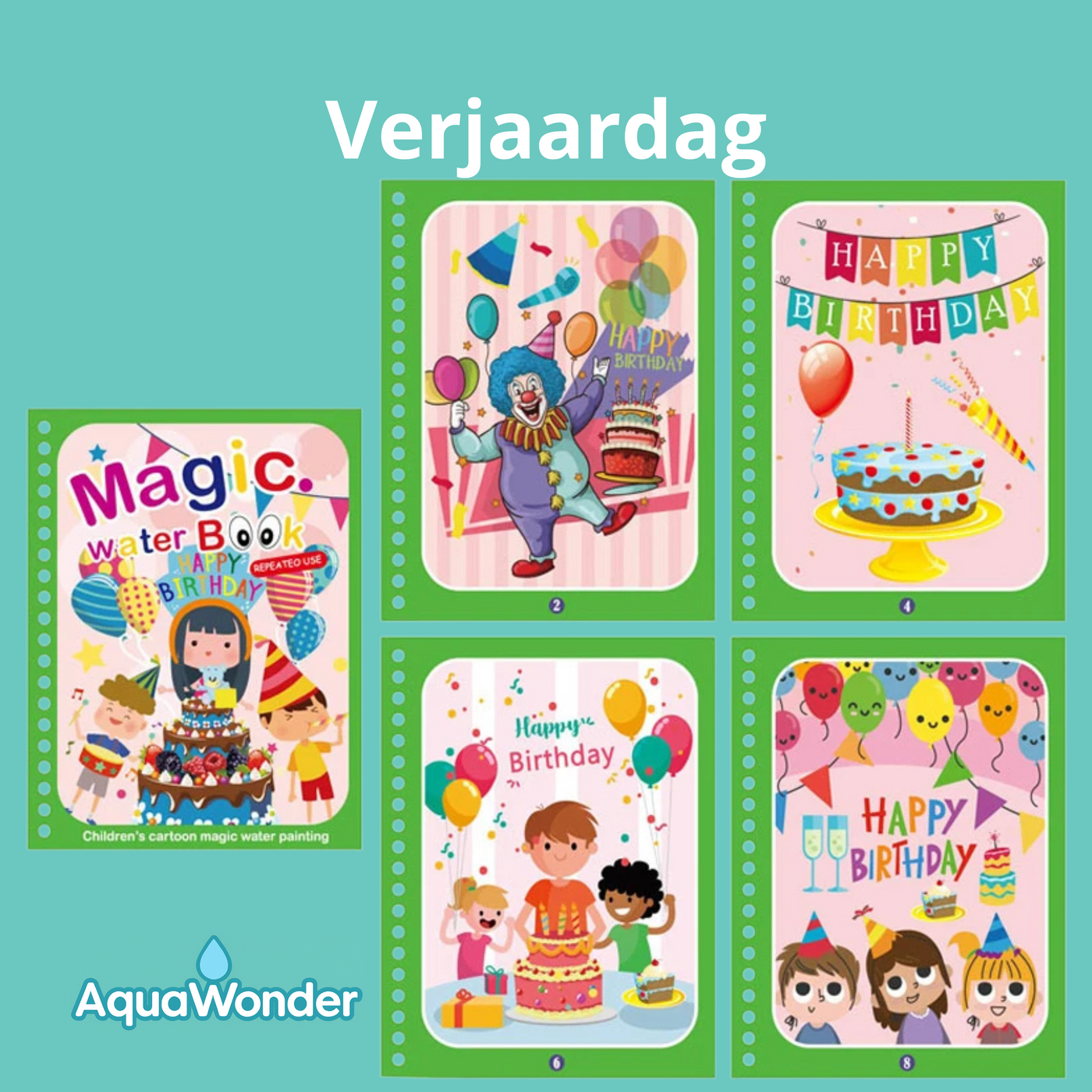 AquaWonder - Kleuren met Water, Zonder Rommel