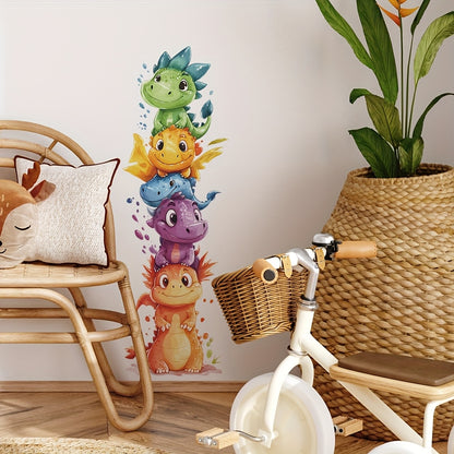 Dino Muursticker – Speelse Decoratie voor Kinderkamer